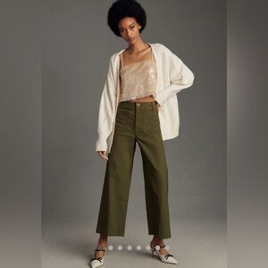 ANTHROPOLOGIE Colette Cropped pants. Size 34